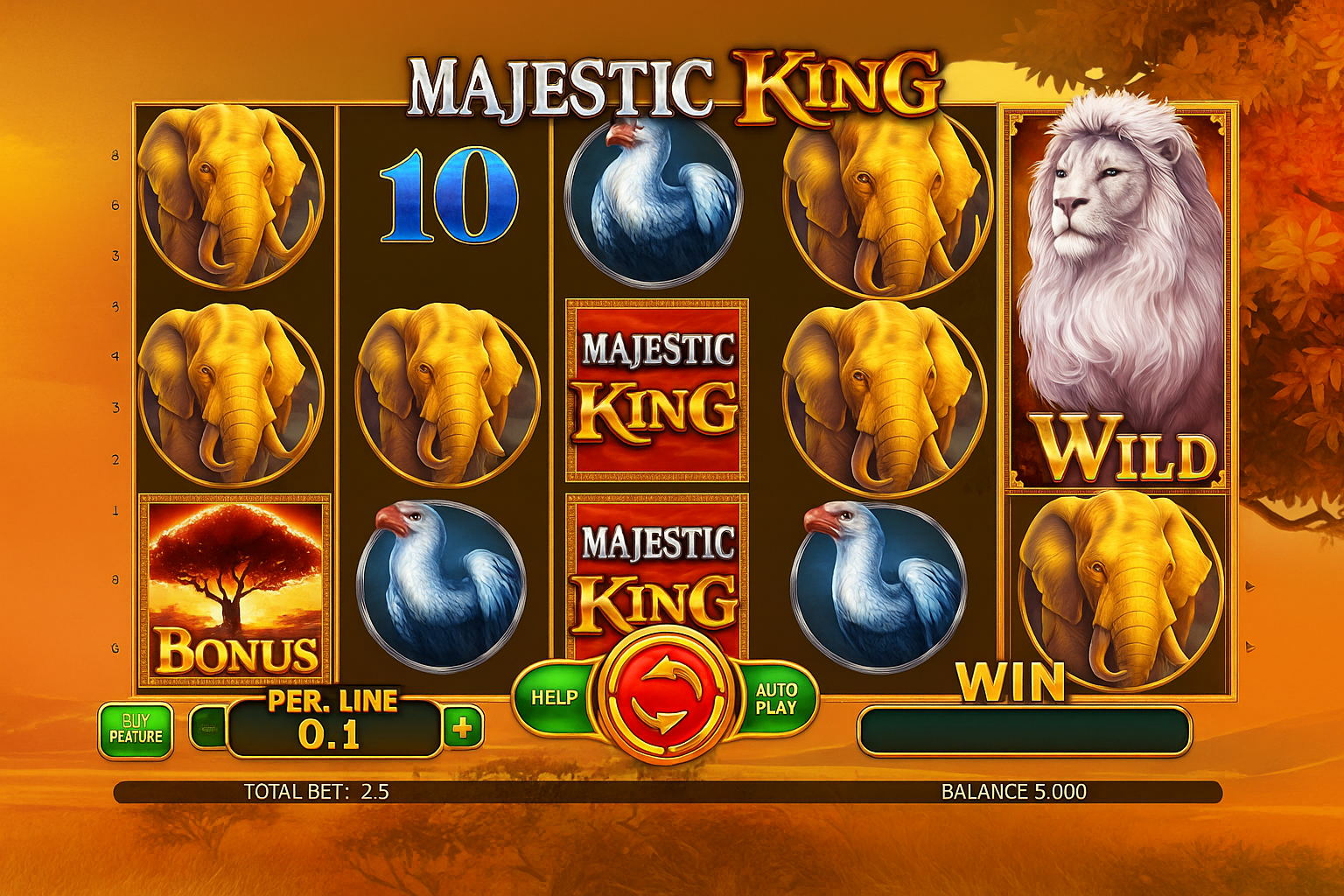 Majestic King gameplay